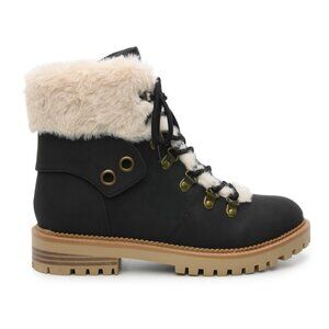 NEW NICOLE MILLER Maxxy Cozy Boots black for women 267tn